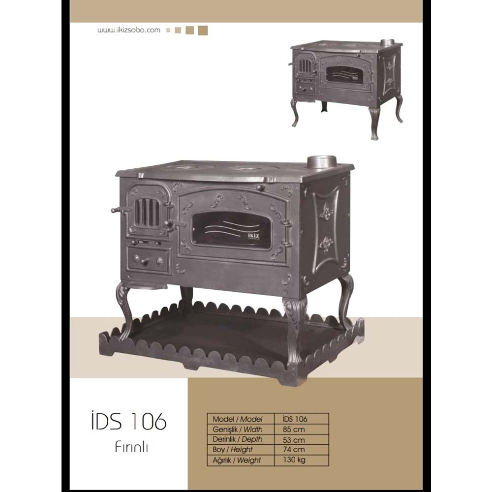 İKİZ IDS106 FIRINLI MAT KUZİNE